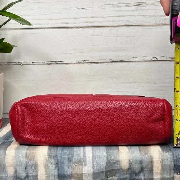 Giani Bernini Red Leather Crossbody/Satchel - Picture 11 of 11